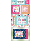 Echo Park Play All Day Girl Chipboard Frames (PAG268065) (OUTLET)