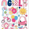 Echo Park Play All Day Girl Puffy Stickers (PAG268066) (OUTLET)