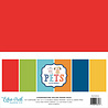 Echo Park Pets 12x12 Inch Coordinating Solids Paper Pack (PET293015) (OUTLET)