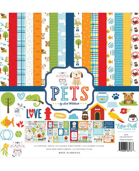 Echo Park Pets 12x12 Inch Collection Kit (PET293016) (OUTLET)