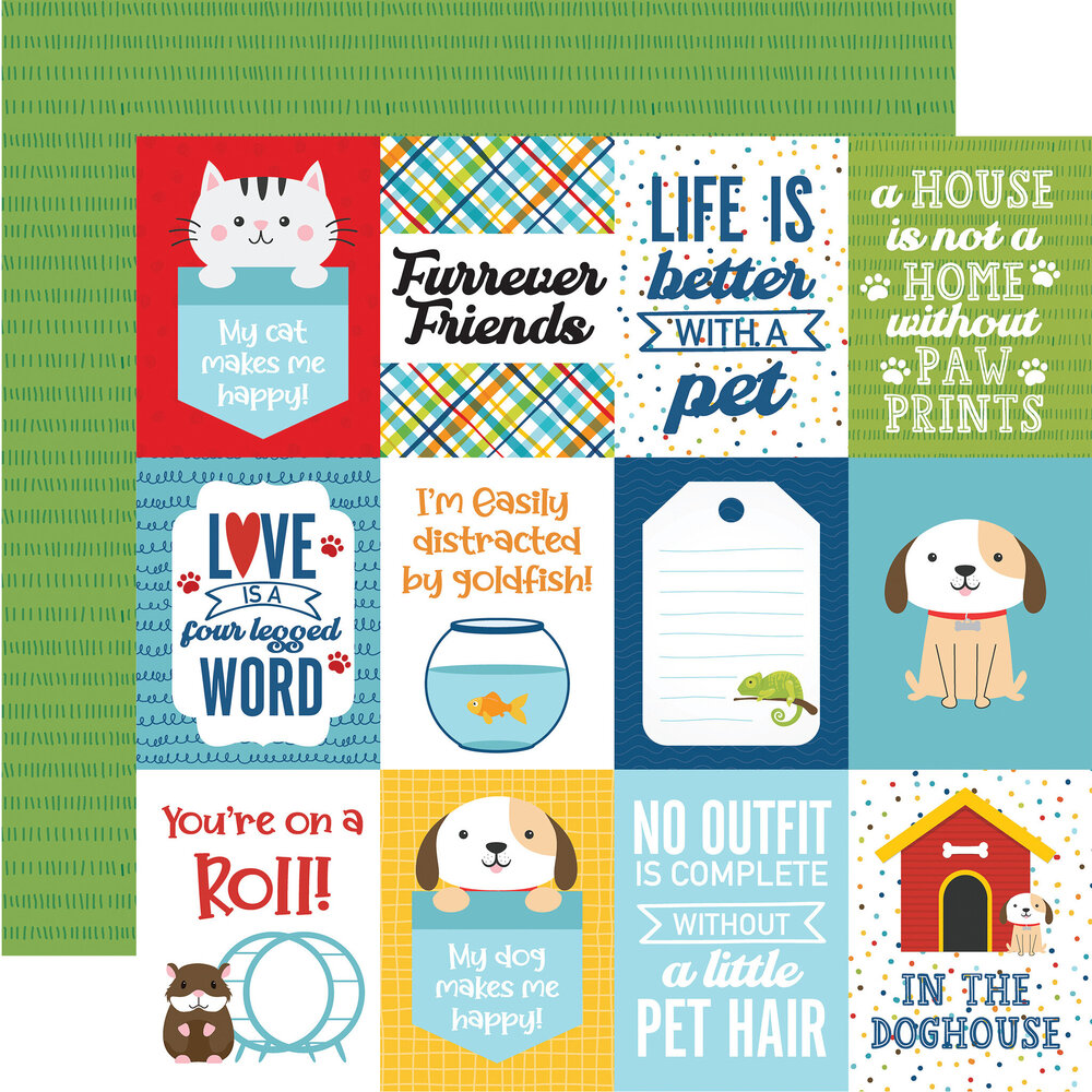 Echo Park Pets 12x12 Inch Collection Kit (PET293016) (OUTLET)