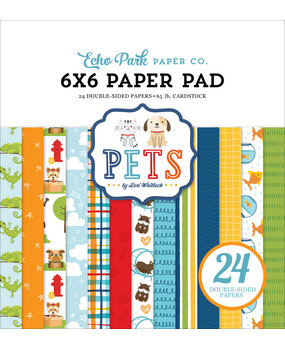 Echo Park Pets 6x6 Inch Paper Pad (PET293023) (OUTLET)