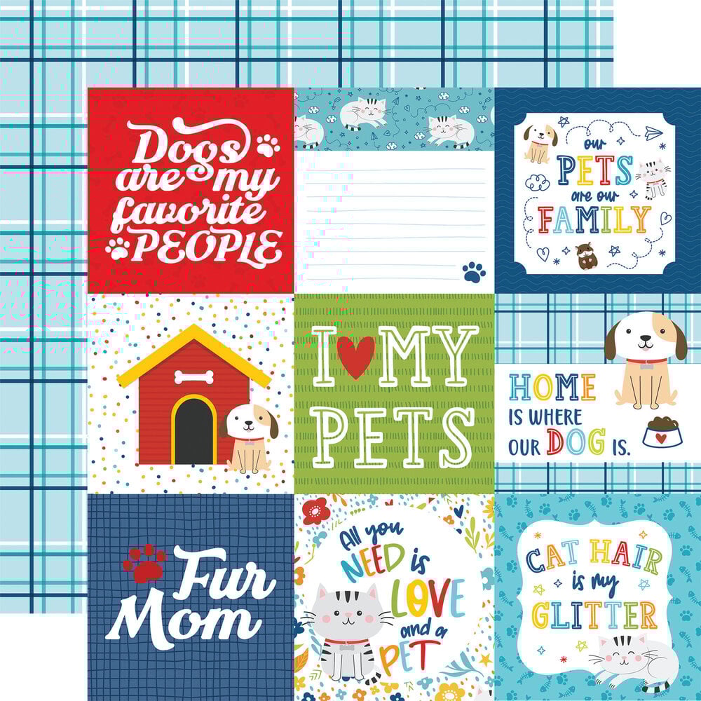 Echo Park Pets 6x6 Inch Paper Pad (PET293023) (OUTLET)