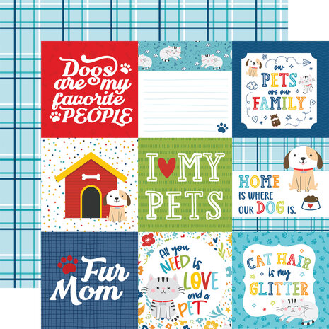 Echo Park Pets 6x6 Inch Paper Pad (PET293023) (OUTLET)