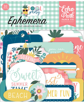 Echo Park Pool Party Ephemera (POP240024) (OUTLET)