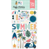 Echo Park Pool Party Puffy Stickers (POP240066) (OUTLET)