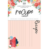 Echo Park Summer Recipe Cards (RC106) (OUTLET)