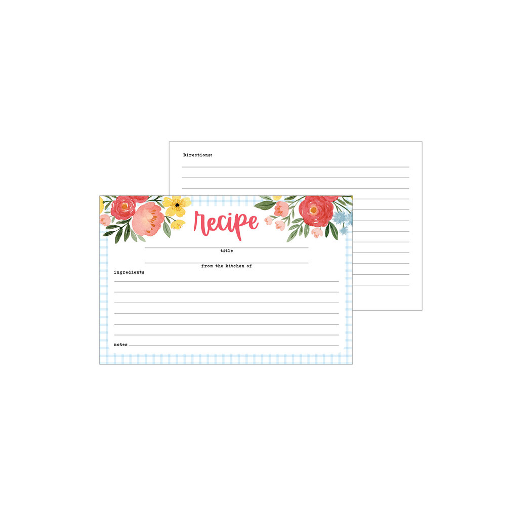 Echo Park Summer Recipe Cards (RC106) (OUTLET)