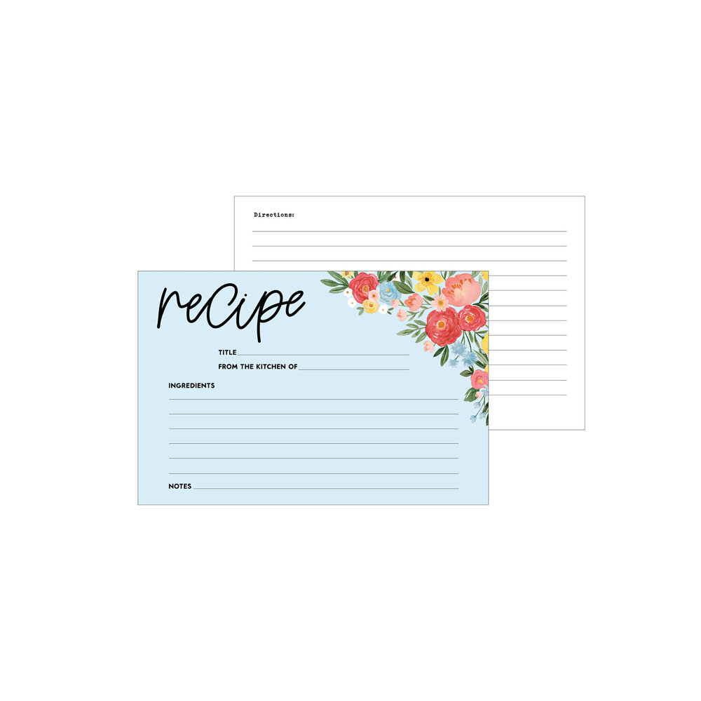 Echo Park Summer Recipe Cards (RC106) (OUTLET)