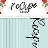 Echo Park Sunflower Summer Recipe Cards (RC107) (OUTLET)