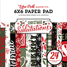 Echo Park Salutations Christmas 6x6 Inch Paper Pad (SAC255023) (OUTLET)