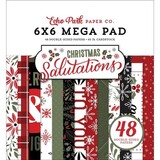 Echo Park Salutations Christmas Cardmakers 6x6 Inch Mega Pad (SAC255031) (OUTLET)