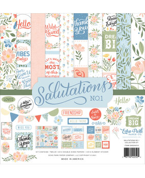 Echo Park Salutations No.1 Collection Kit (SAN244016) (OUTLET)