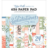 Echo Park Salutations No.1 6x6 Inch Paper Pad (SAN244023) (OUTLET)
