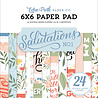 Echo Park Salutations No.1 6x6 Inch Paper Pad (SAN244023) (OUTLET)