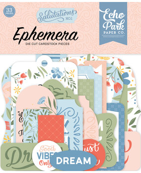 Echo Park Salutations No.1 Ephemera (SAN244024) (OUTLET)