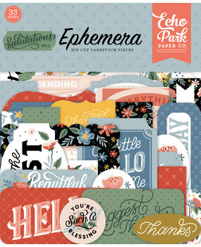 Echo Park Salutations No.2 Ephemera (SANO272024) (OUTLET)