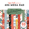 Echo Park Salutations No.2 6x6 Inch Cardmakers Mega Pad (SANO272031) (OUTLET)
