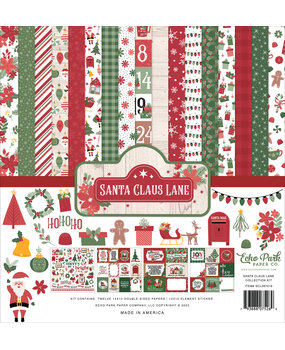 Echo Park Santa Claus Lane 12x12 Inch Collection Kit (SCL287016) (OUTLET)