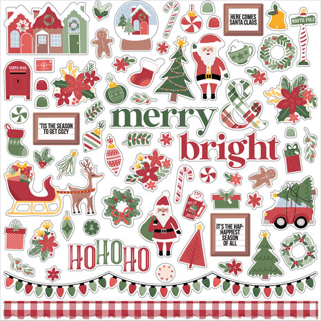Echo Park Santa Claus Lane 12x12 Inch Collection Kit (SCL287016) (OUTLET)