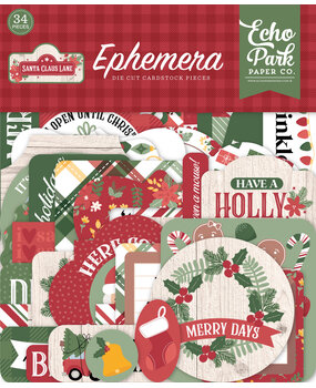 Echo Park Santa Claus Lane Ephemera (SCL287024) (OUTLET)