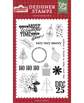 Echo Park Very Very Merry Clear Stamps (SCL287044) (OUTLET)