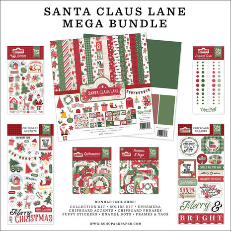Echo Park Santa Claus Lane Mega Bundle (SCL287050) (OUTLET)