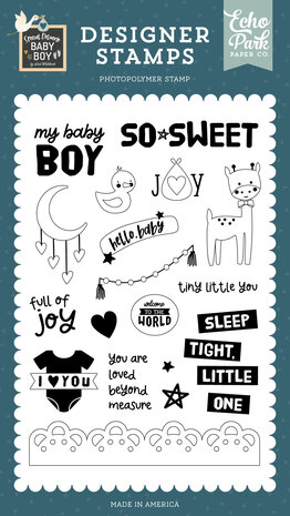 Echo Park Full Of Joy Clear Stamps (SDB353047) (OUTLET)