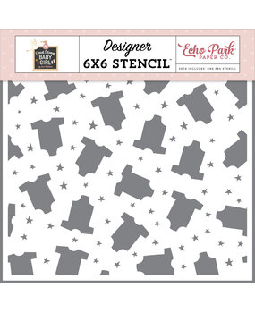 Echo Park Outfits And Stars Stencil (SDG354034) (OUTLET)