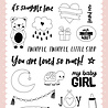Echo Park Oh Baby Girl Clear Stamps (SDG354048) (OUTLET)