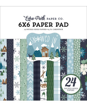 Echo Park Snowed In 6x6 Inch Paper Pad (SI288023) (OUTLET)