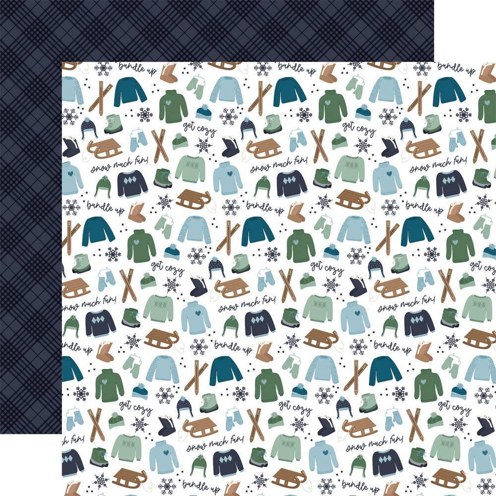 Echo Park Snowed In 6x6 Inch Paper Pad (SI288023) (OUTLET)