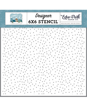 Echo Park Wintertime Sky Stencil (SI288034) (OUTLET)