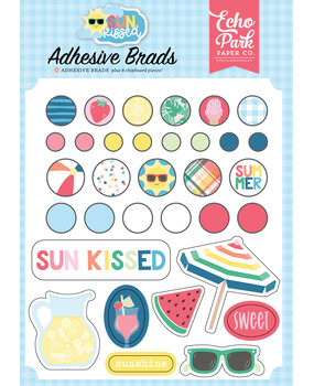 Echo Park Sun Kissed Adhesive Brads (SK312020) (OUTLET)