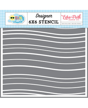 Echo Park Good Vibes Waves Stencil (SK312034) (OUTLET)