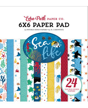 Echo Park Sea Life 6x6 Inch Paper Pad (SL279023) (OUTLET)