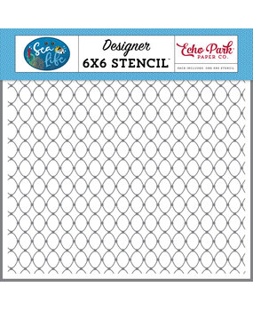 Echo Park Fishnet Stencil (SL279034) (OUTLET)
