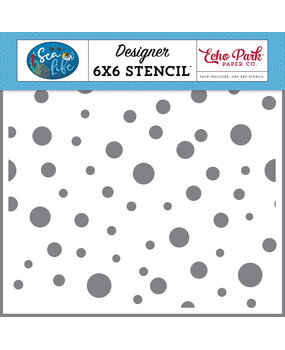 Echo Park Under Water Bubbles Stencil (SL279037) (OUTLET)