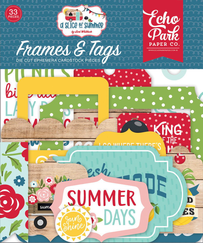 Echo Park A Slice Of Summer Frames & Tags (SOS241025) (OUTLET)