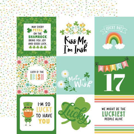Echo Park Happy St. Patrick's Day 12x12 Inch Collection Kit (SPD350016) (OUTLET)