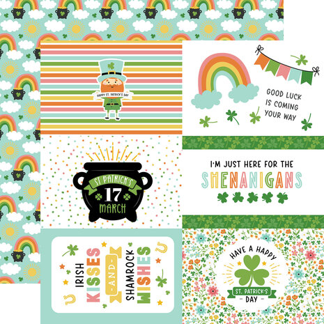 Echo Park Happy St. Patrick's Day 12x12 Inch Collection Kit (SPD350016) (OUTLET)