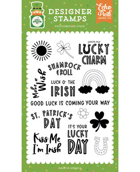 Echo Park Good Luck Coming Your Way Designer Stamps (SPD350041) (OUTLET)