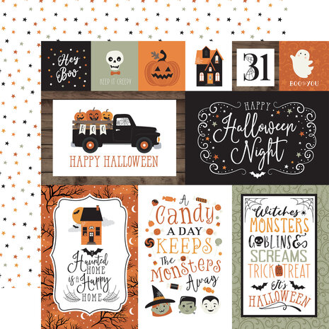 Echo Park Spooky 12x12 Inch Collection Kit (SPO284016) (OUTLET)