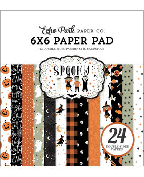 Echo Park Spooky 6x6 Inch Paper Pad (SPO284023) (OUTLET)