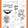 Echo Park Hey Boo Clear Stamps (SPO284044) (OUTLET) Echo Park Hey Boo Clear Stamps (SPO284044) (OUTLET)