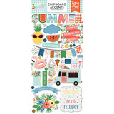 Echo Park Summertime 6x13 Inch Chipboard Accents (SUM209021) (OUTLET)