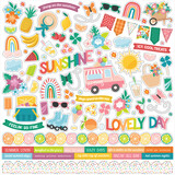 Echo Park Sunny Days Ahead 12x12 Inch Element Sticker (SUN377014) (OUTLET)
