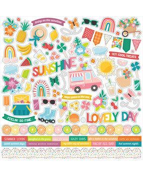 Echo Park Sunny Days Ahead 12x12 Inch Element Sticker (SUN377014) (OUTLET) Echo Park Sunny Days Ahead 12x12 Inch Element Sticker (SUN377014) (OUTLET)