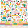 Echo Park Sunny Days Ahead 12x12 Inch Element Sticker (SUN377014) (OUTLET)
