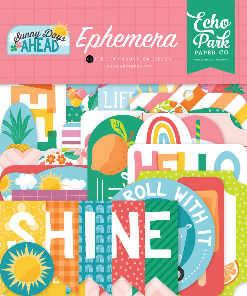 Echo Park Sunny Days Ahead Ephemera (SUN377024) (OUTLET)